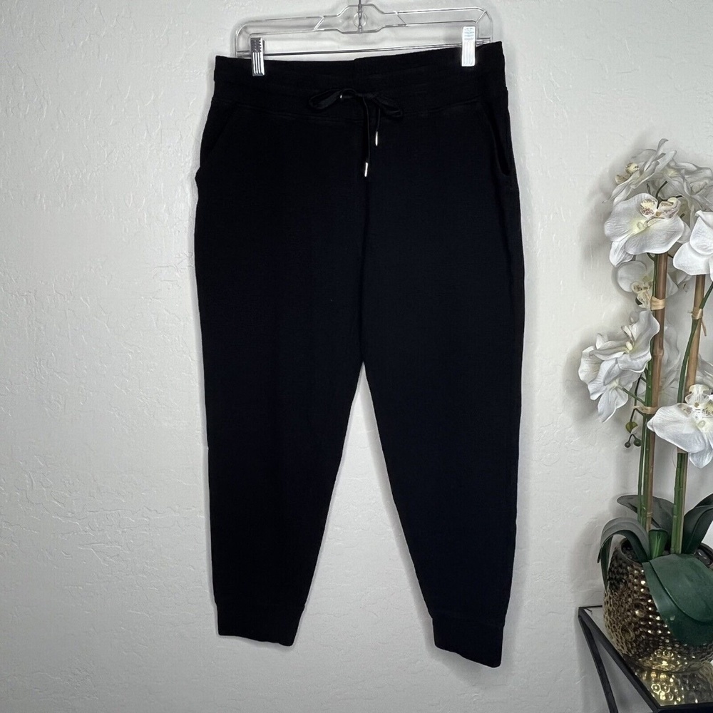 Rachel Zoe Womens Cotton Jogger Pants In Black L